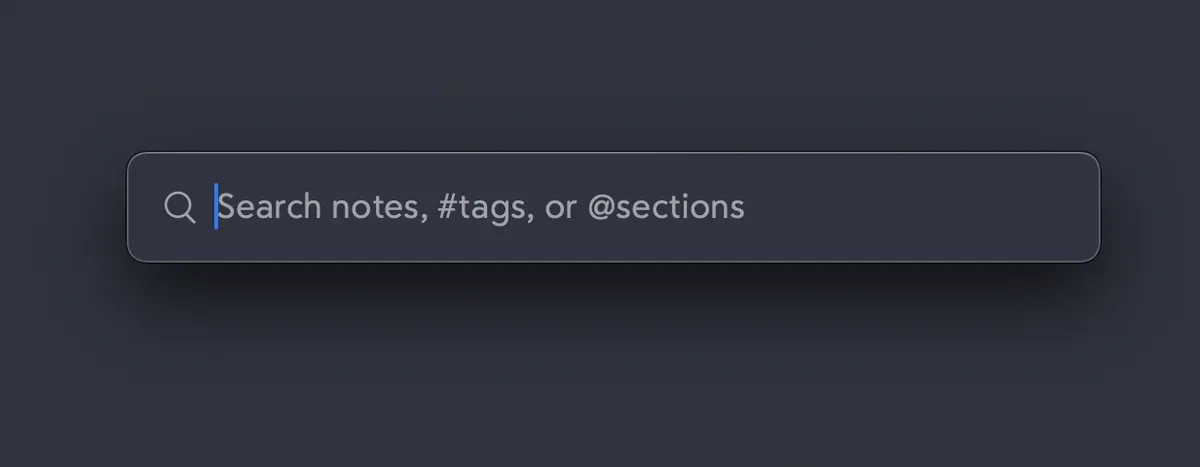 Empty suggestions in Bear