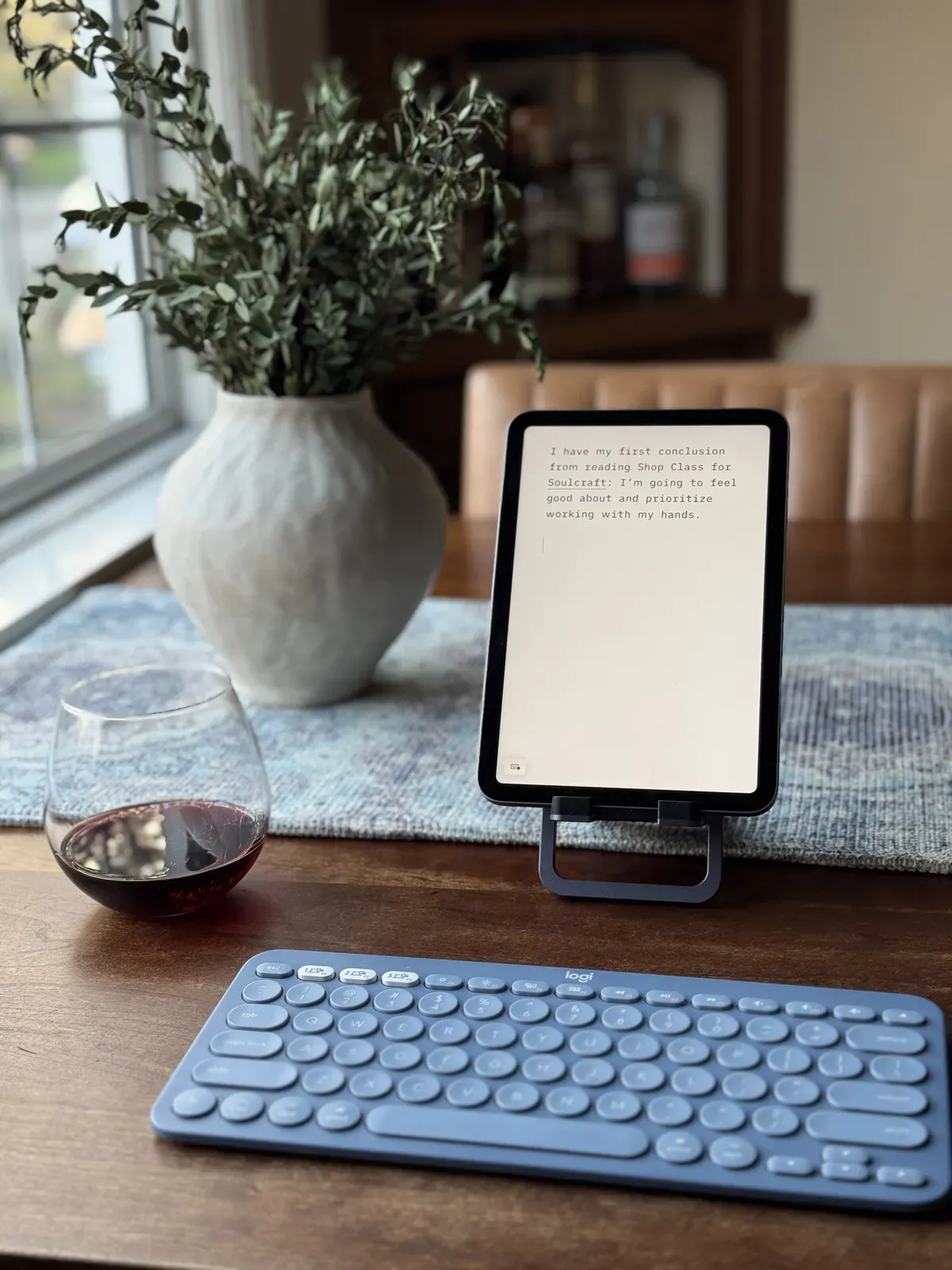 Blogging on my iPad Mini