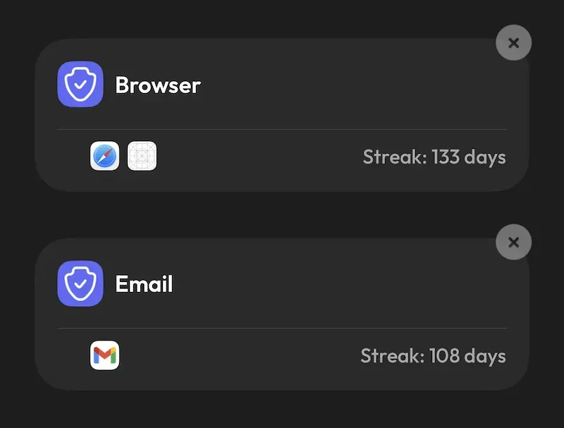 Screenzen streak screenshot