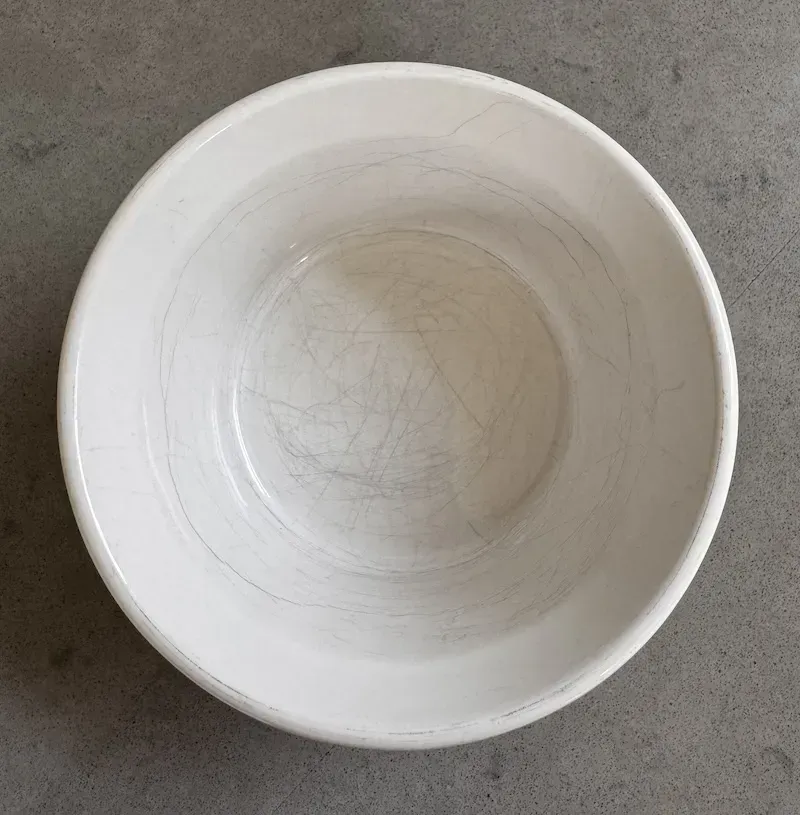 Ceramic scratches